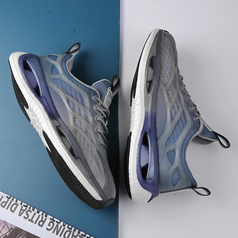 Men's Breathable Running Soft Bottom Increase Gradient Sneakers