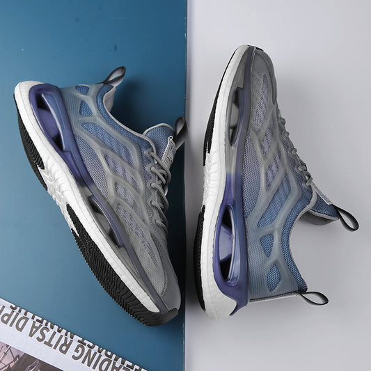 Men's Breathable Running Soft Bottom Increase Gradient Sneakers