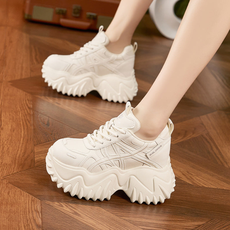 Women's Dad Spring Fashionable Small Height Increasing Women's Sports Shoes