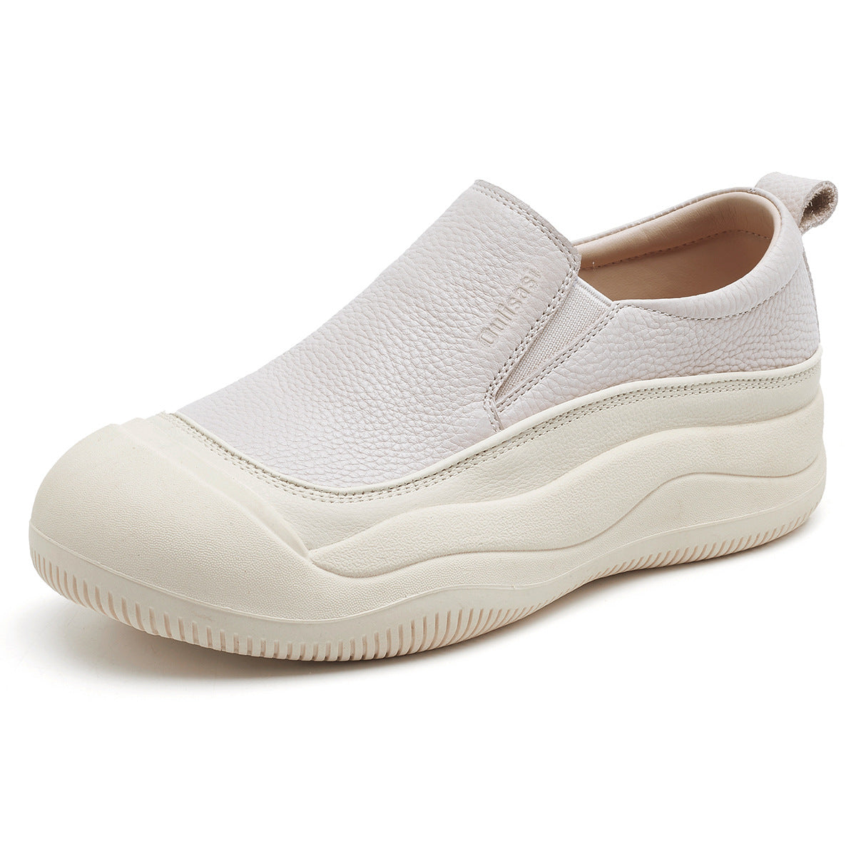 Women's First Layer Cowhide Spring Sports Style Comfortable Women's Shoes