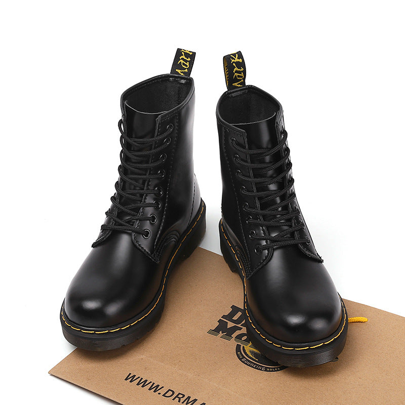 Women's & Men's Lovers Slit Bead Plus Size British Boots