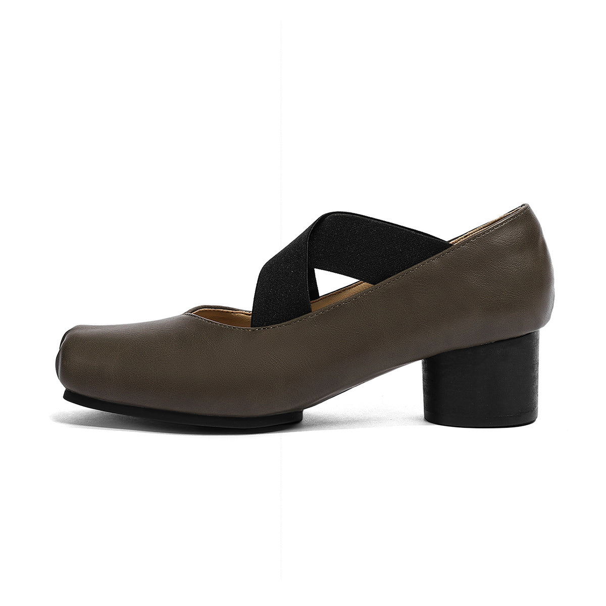 Ballet Style Pumps Sier Genuine Mary Women's Shoes
