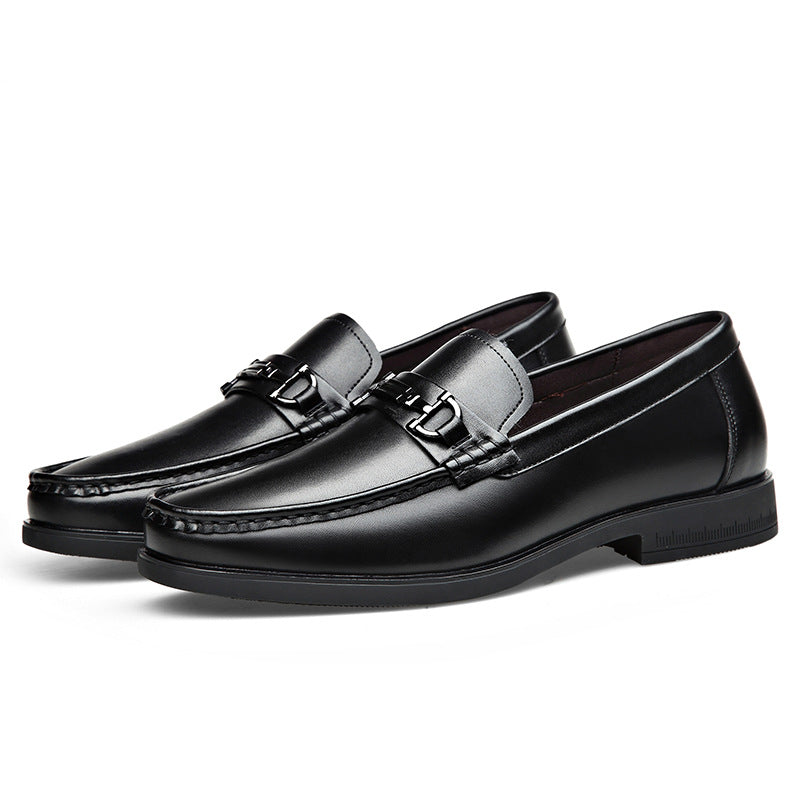 Men's Comfortable Genuine Breathable One Pedal Soft Sole Leather Shoes