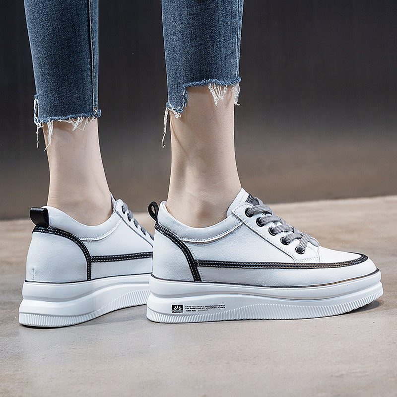Women's Height Increasing Insole Platform Mesh Surface Breathable Trendy Version Women's Fashion Shoes