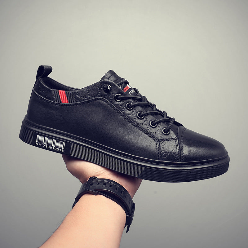 Men's Top Layer Cowhide Genuine Breathable Fashion Sneakers