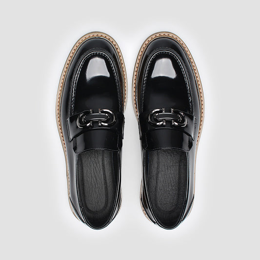 Men's Trendy Tendon Sole Penny Fashion Slip-on Leather Shoes