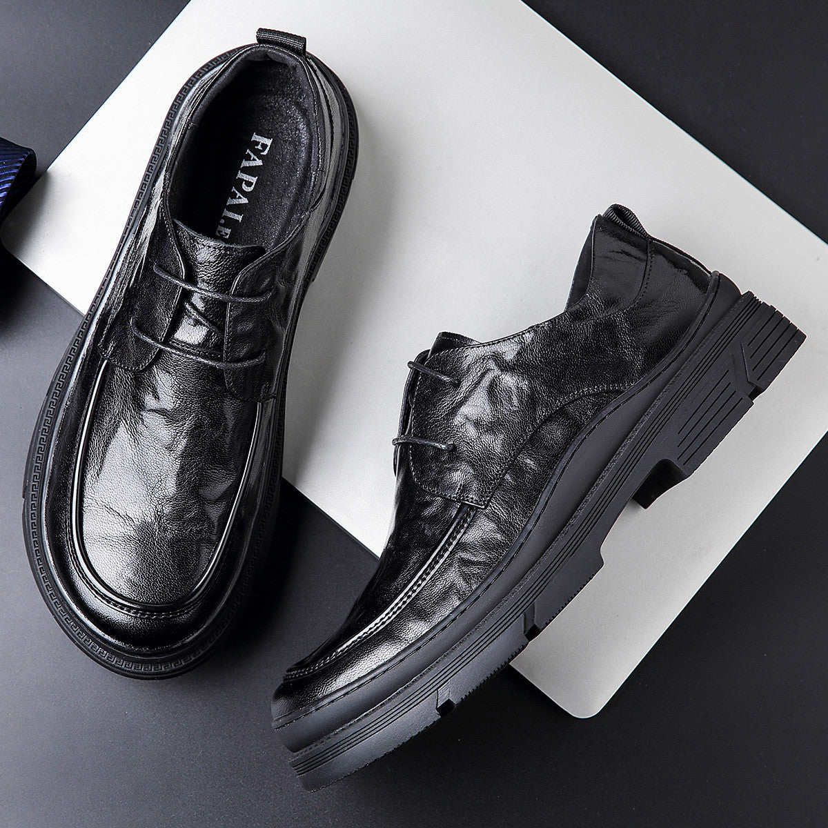 Men's Business High-grade Genuine Formal Commuter British Leather Shoes