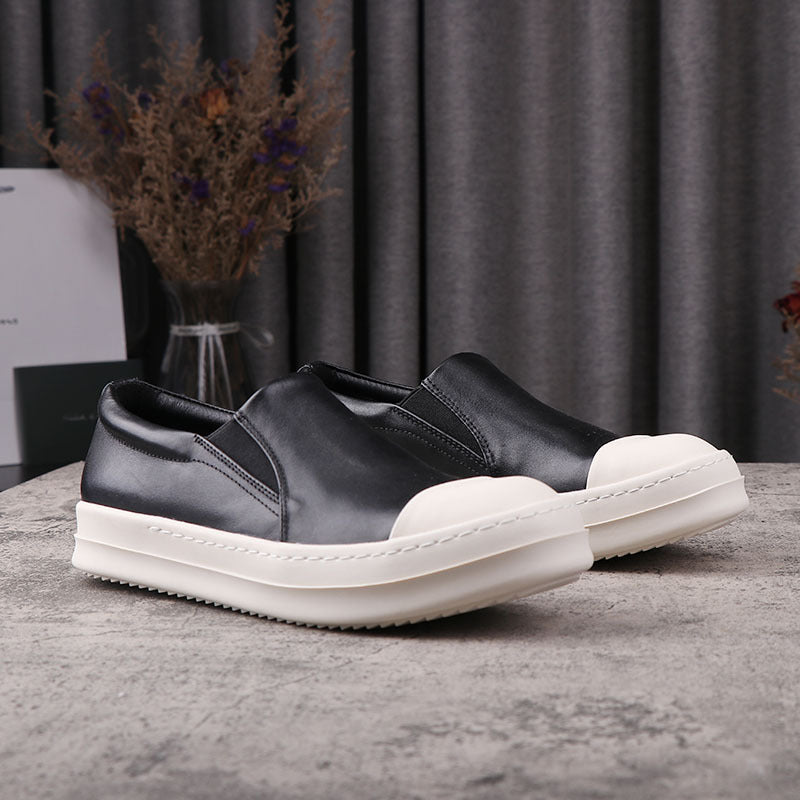 Women's & Men's Slip-on Lofter Pumps Fashionable Thick Bottom Canvas Shoes