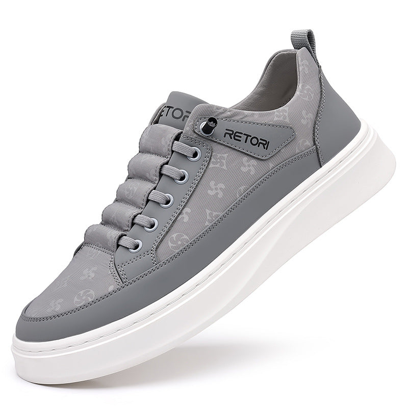 Men's Summer Ice Silk Cloth Board Breathable Sneakers