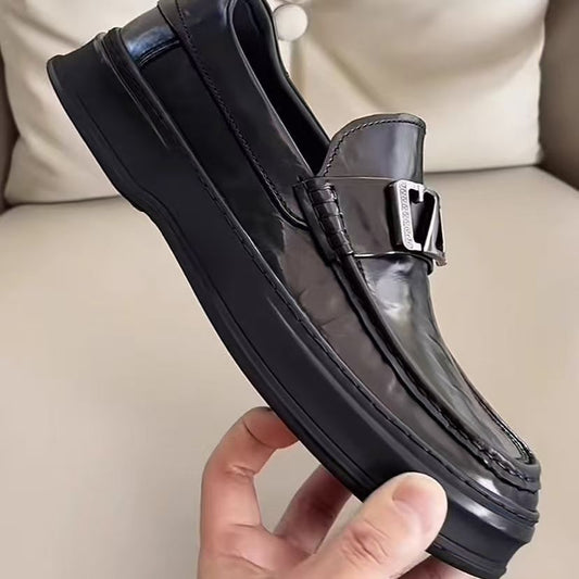 Men's Spring Genuine Doug One Pedal Platform Loafers