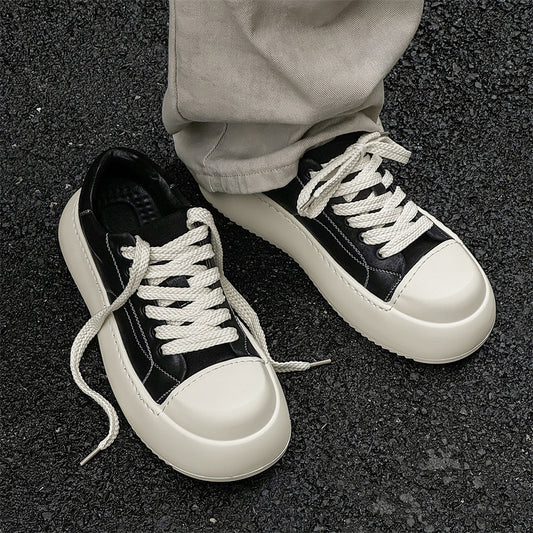 Men's Autumn Lightweight Soft Sole Muffin Platform Sneakers