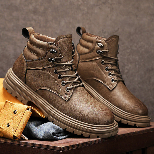 Men's Martin High Top British Style Short Boots