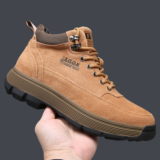 Men's Cotton Winter Plus Veet Thick British Men's Shoes