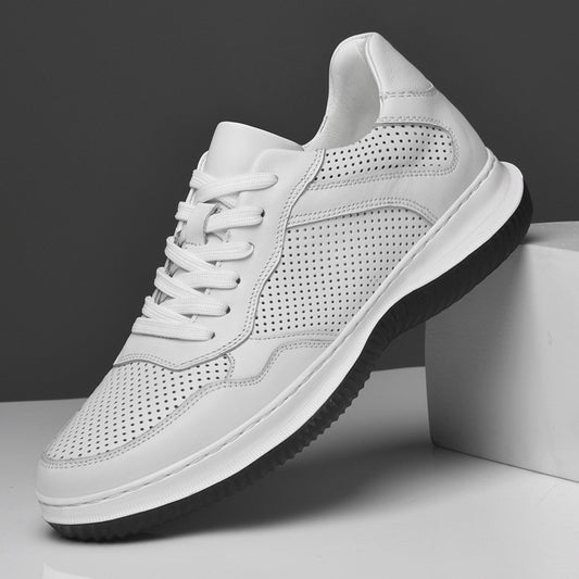 First Layer Cowhide Comfortable Breathable Service Leather Shoes