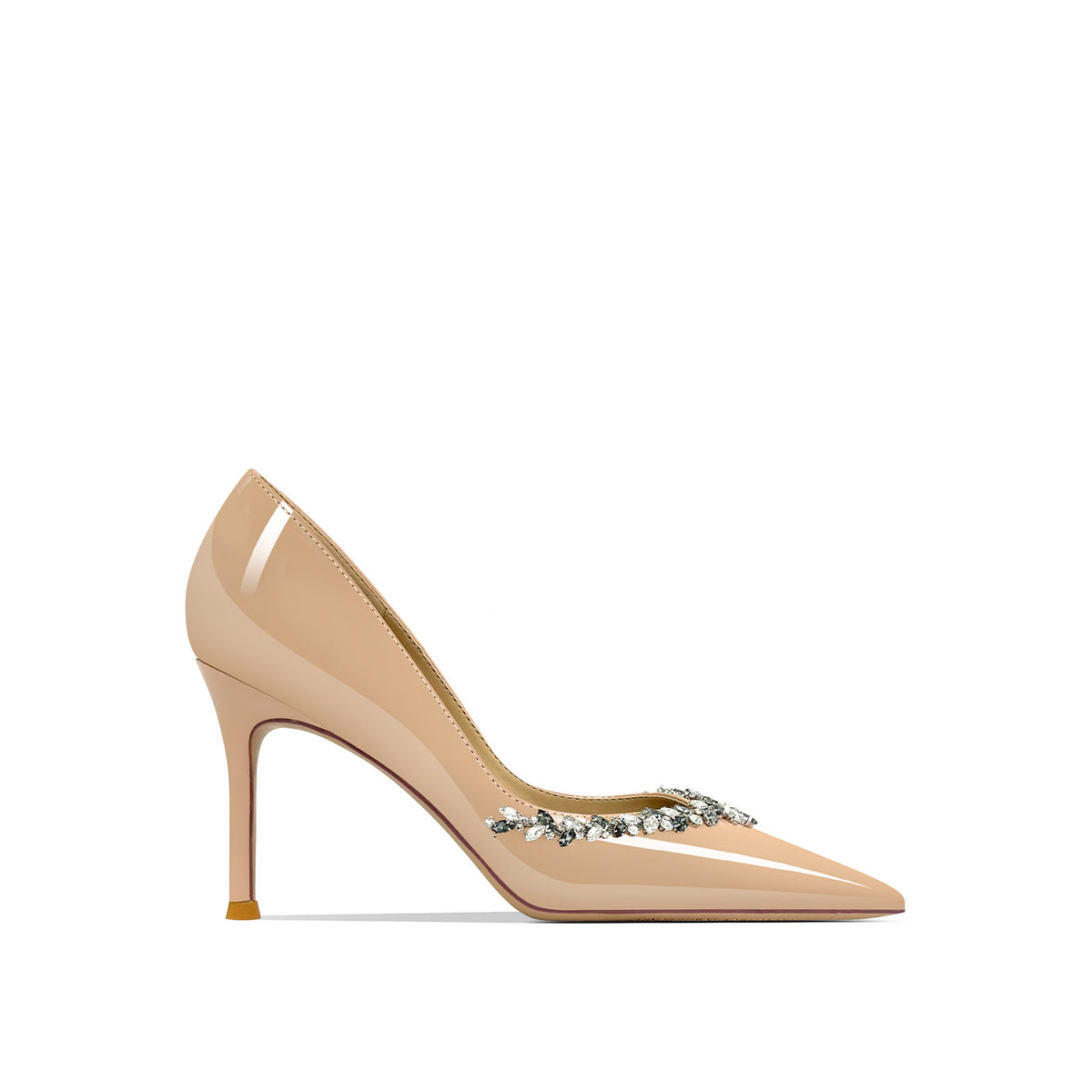 Women's High Pointed Toe Sexy Rhinestone Beautiful Heels