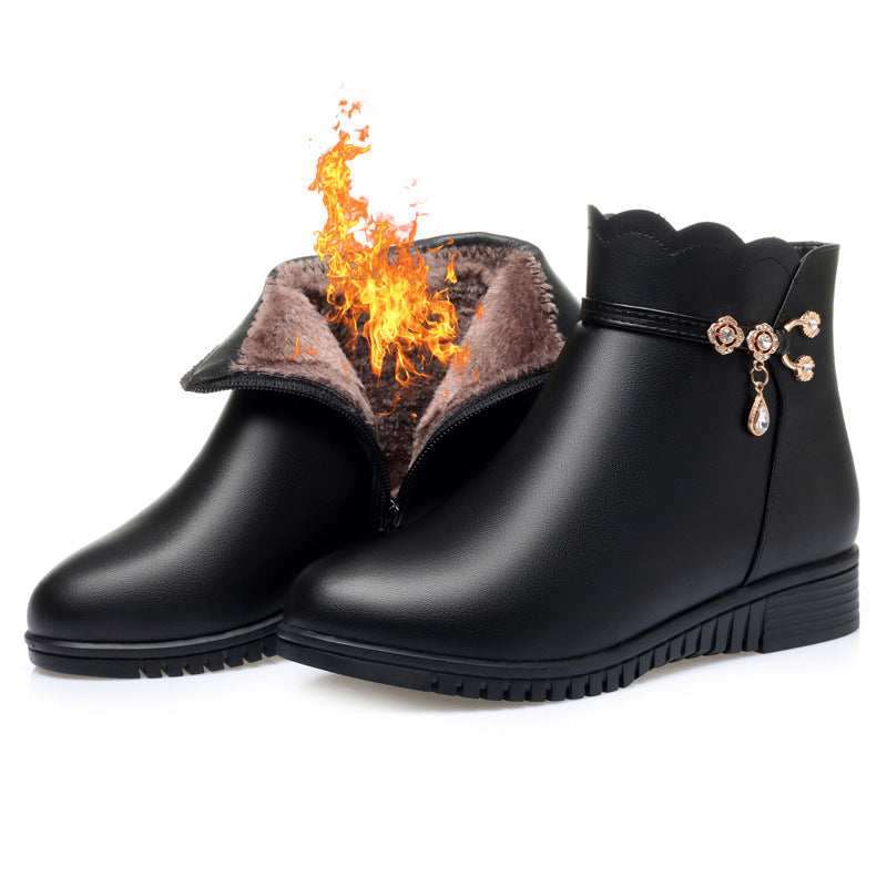 Women's Winter Low Flat Soft Soled Veet Women's Shoes