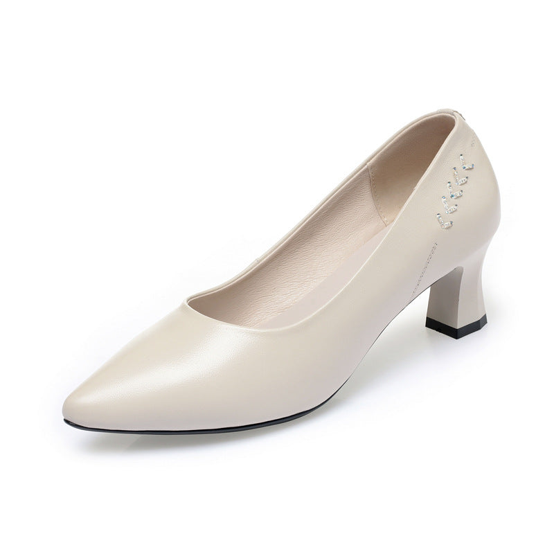 Women's Nude Mid Soft Chunky Low-cut High Bottom Men's Shoes