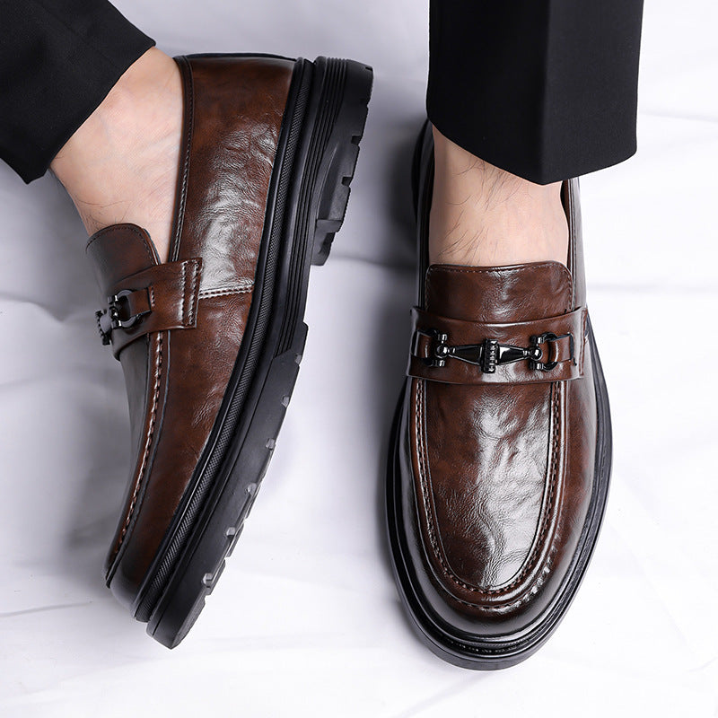 Men's Autumn Business Soft Bottom Fashionable Fashion Leather Shoes