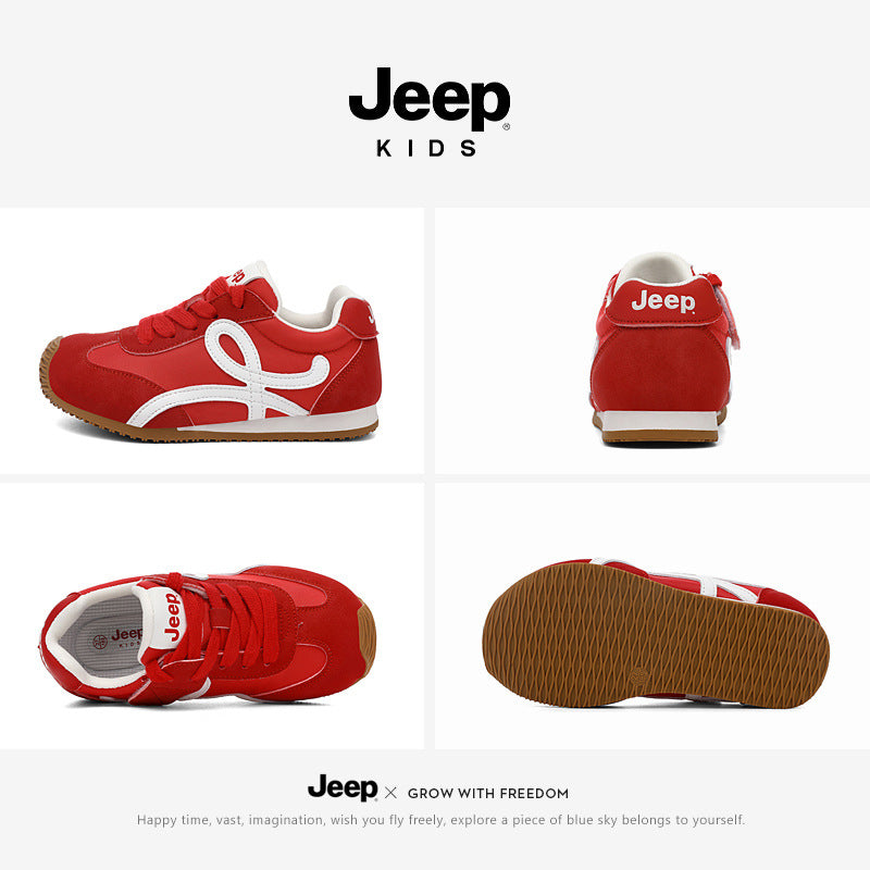 Children's Summer Lightweight Mesh Moral Training Middle Sneakers