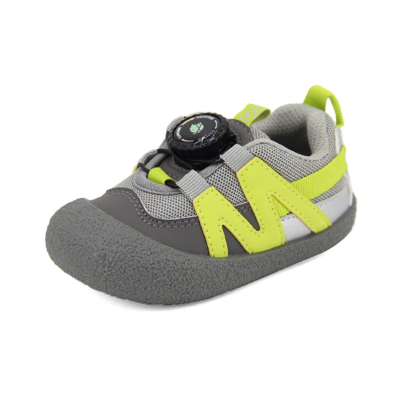 Children's Autumn Soft Bottom Korean Style Knob Sneakers