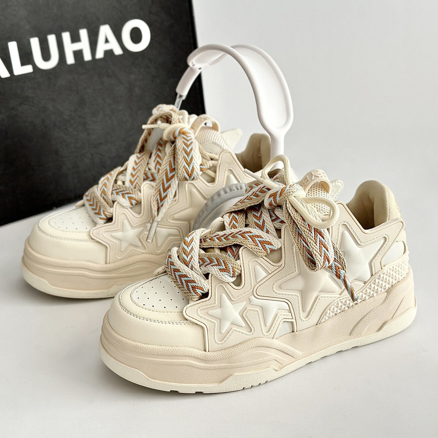 Women's & Men's Bread National Fashion Couple Increased Platform Sneakers