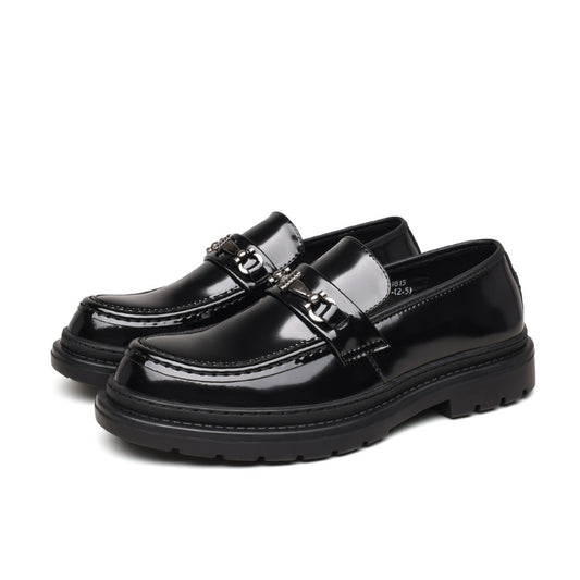 Men's Stylish Glossy Formal Business Slip-on Leather Shoes