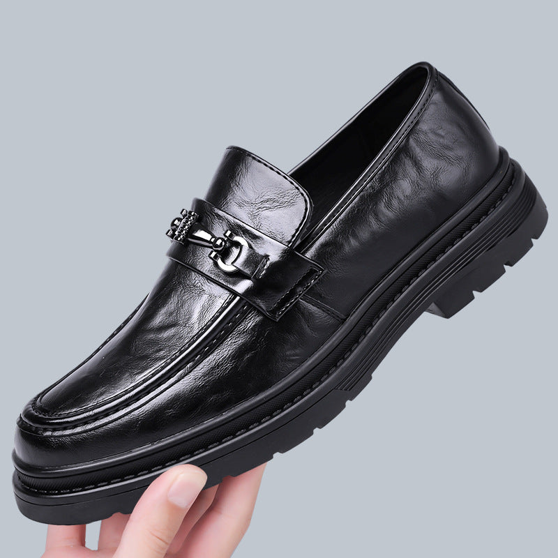 Men's Autumn Business Soft Bottom Fashionable Fashion Leather Shoes