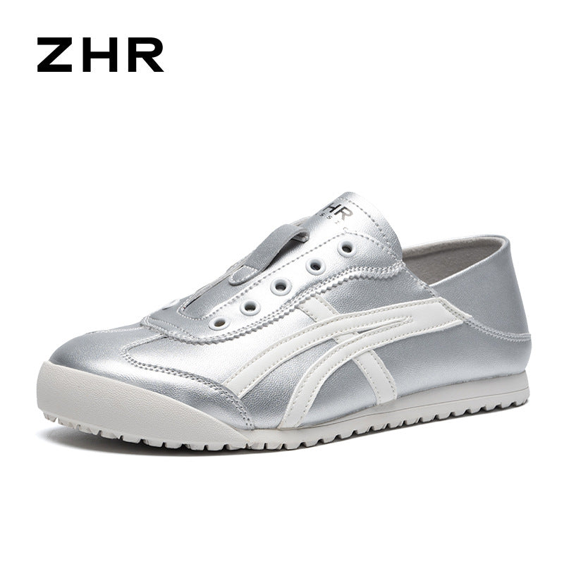 Women's German Training Soft Bottom White Autumn Casual Shoes
