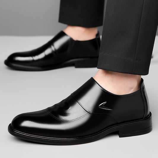 Men's Cowhide Business Formal Soft British Leather Shoes
