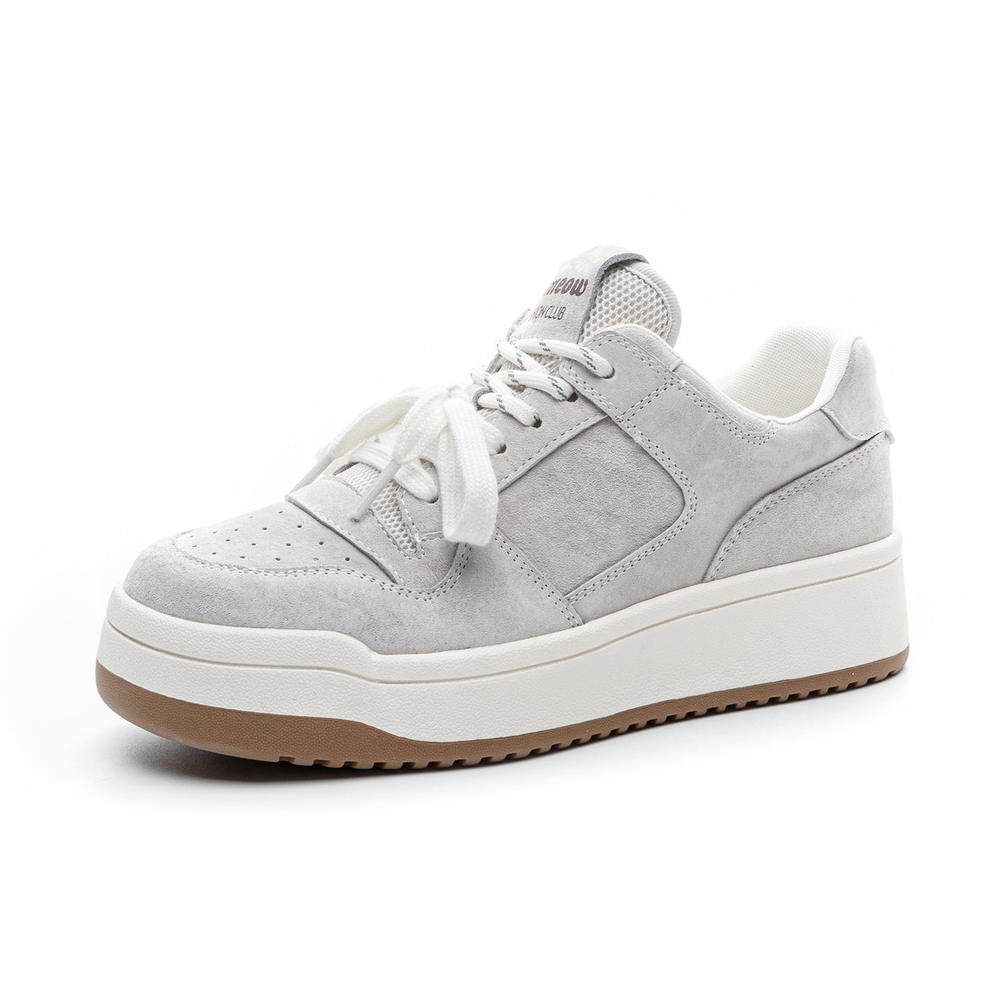 Women's Platform White Height Increasing Korean Board Casual Shoes