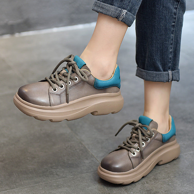 Women's Of Lightweight Thick Bottom Platform Versatile Casual Shoes