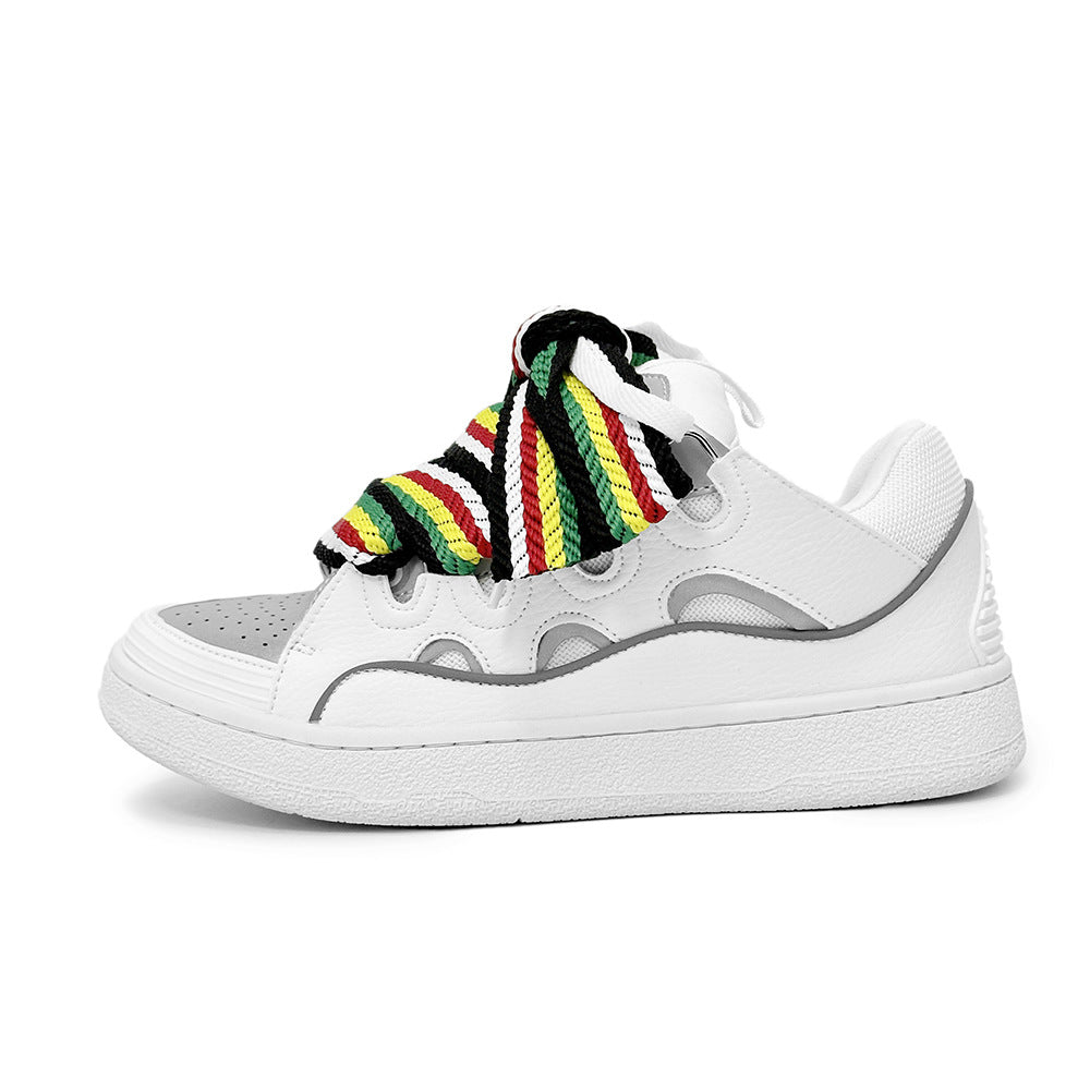 Customized Reflective Bread Rubber Sole Latex Casual Shoes