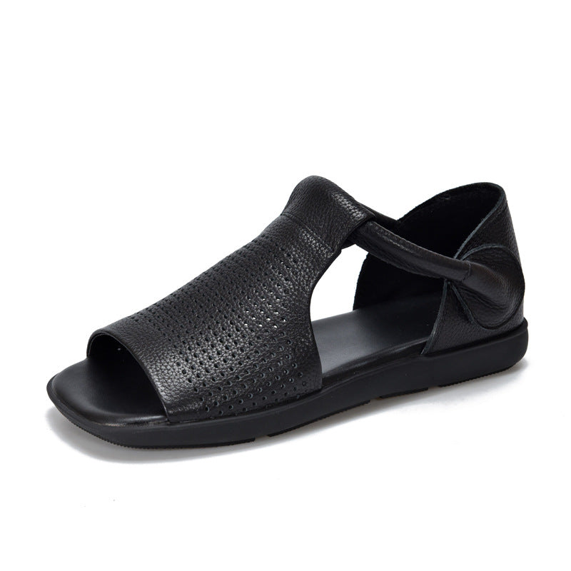 Women's Summer Niche Design Soft Surface Comfortable Fish Sandals