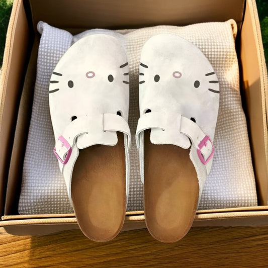 Women's Niche Cute Thick Bottom Toe Cap Outdoor Slippers