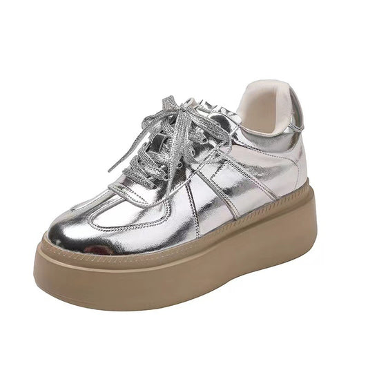Women's Training Small Platform White For Short Casual Shoes