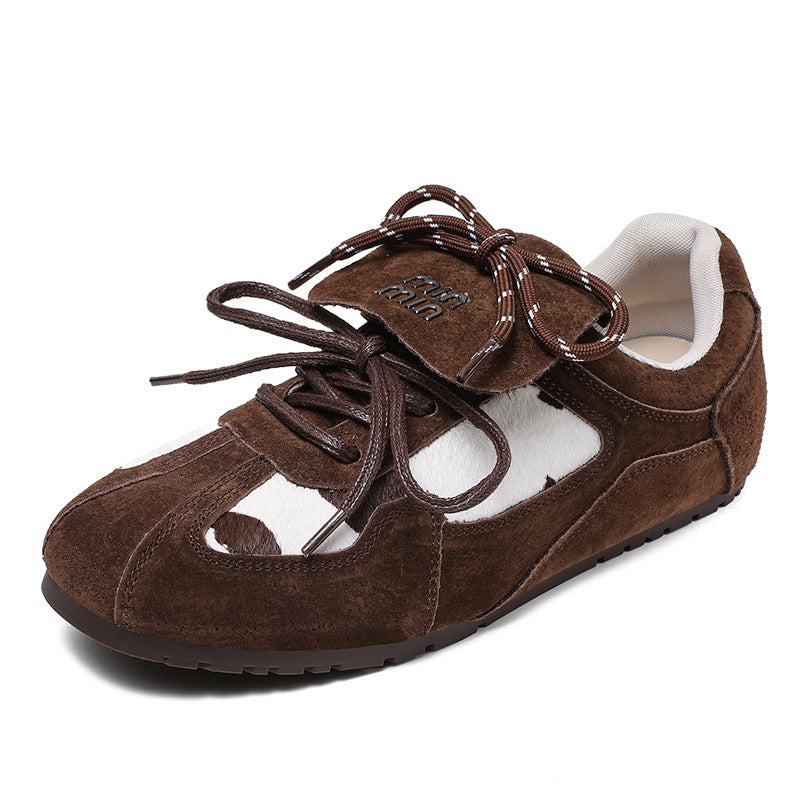 Women's Autumn Korean Style Flat Inner Height Sneakers