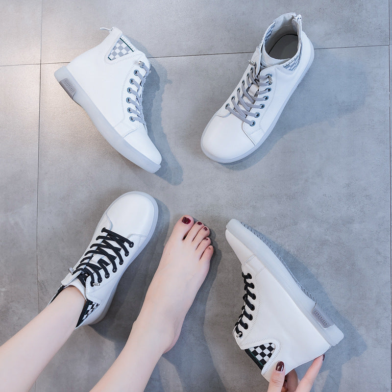 Women's Soft Bottom Wild Fleece-lined Flat Pumps Boots