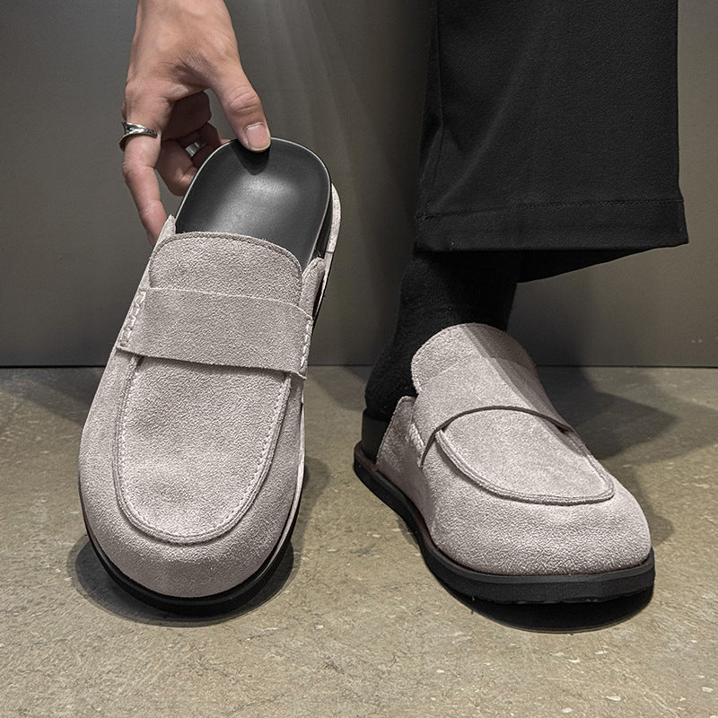 Men's Slip-on Lofter Closed Toe Half Outdoor Loafers