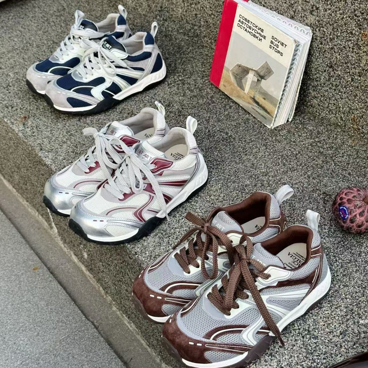 Women's Autumn German Training Soft Bottom Wild Comfortable Lace Sneakers