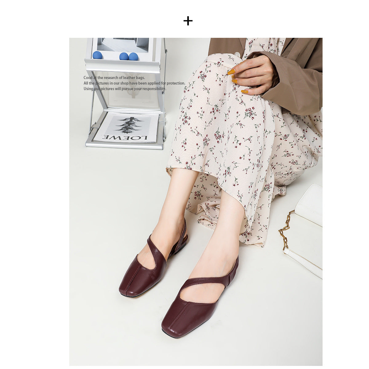Women's Sheepskin Design Sense Niche French Style Retro Flat Women's Shoes