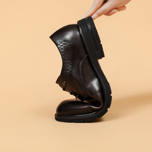Men's Summer Business Formal Wear First Layer Leather Shoes