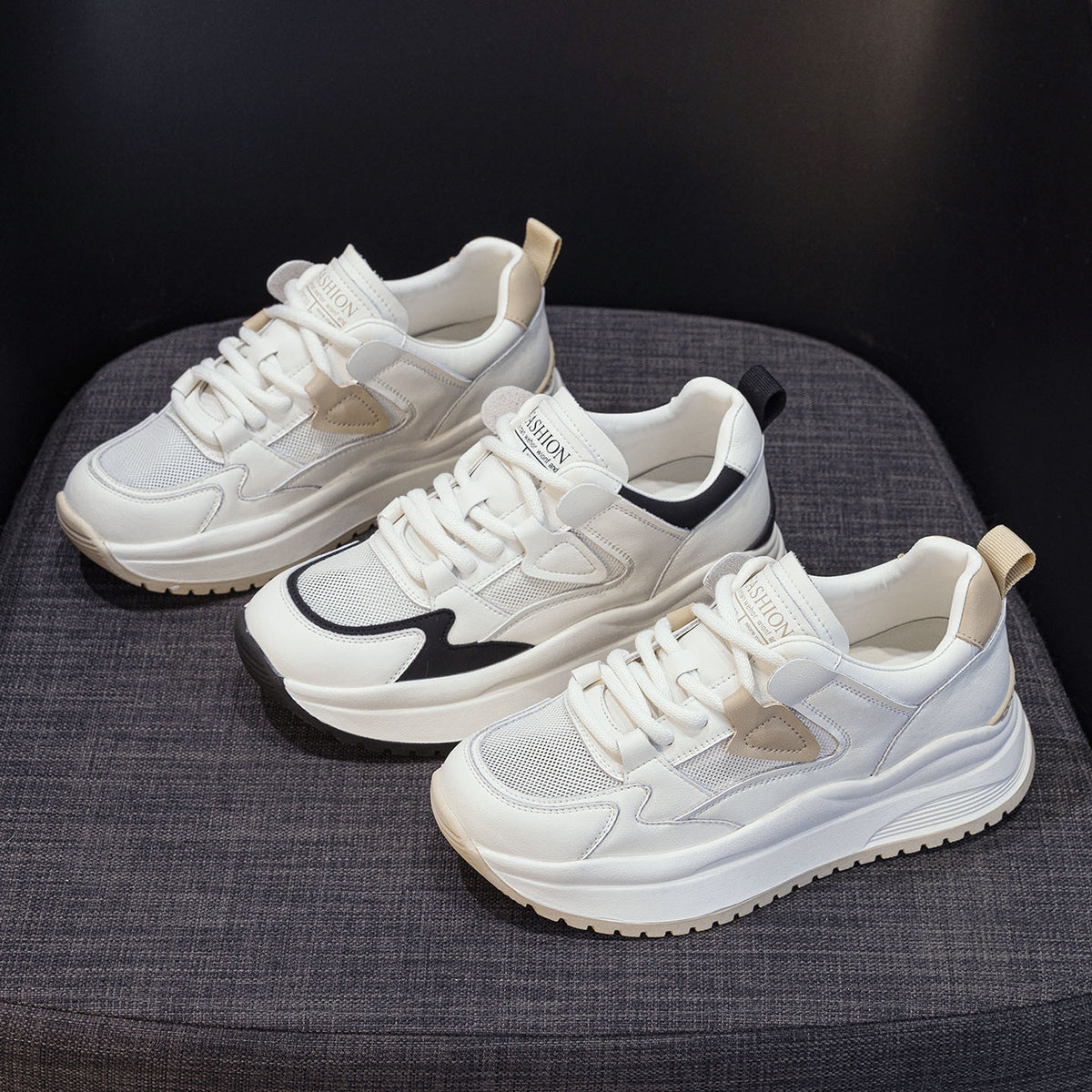 Women's Lightweight Soft Sole Thick Bottom Inner Height Women's Casual Shoes