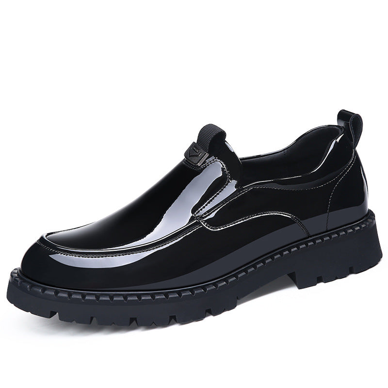 Men's Genuine Comfortable Breathable Slip On Formal Business Men's Casual Leather Shoes