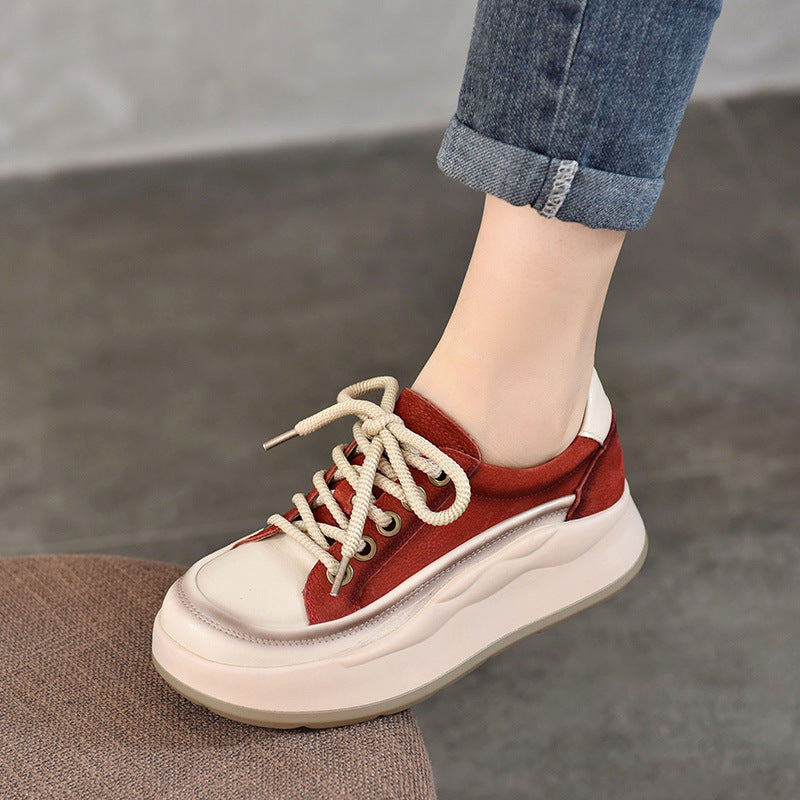 Women's Activity Price Top Layer Cowhide Light Casual Shoes