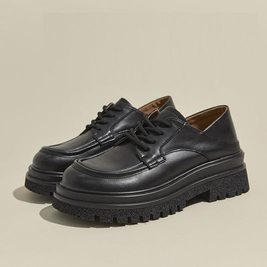 Retro British Style College Versatile Single-layer Casual Shoes