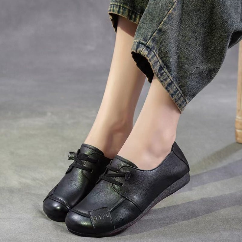 Women's Round Head Not Tired Feet Mom Casual Shoes
