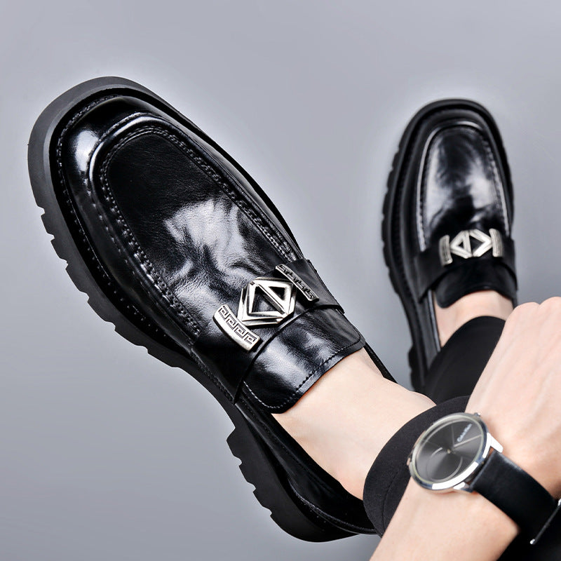 Men's Pedal Business Formal Wear Extra Large Leather Shoes