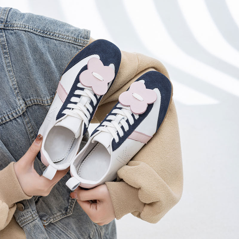Women's Matching German Training Flower Detachable Cortez Versatile Women's Sports Shoes