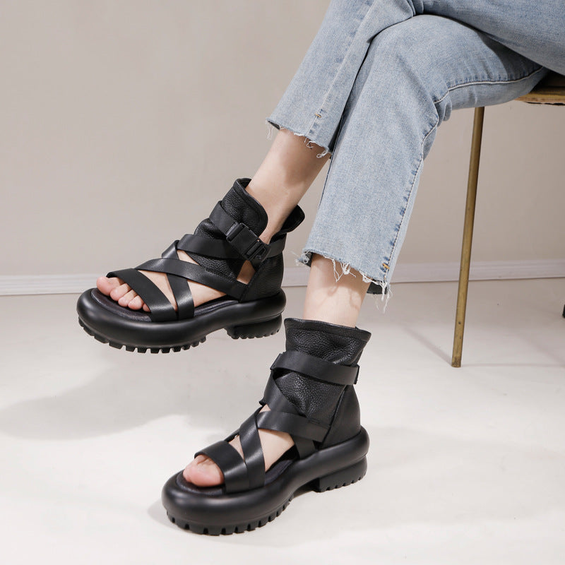 Women's Clearance Special Offer Handmade Thick-soled Back Sandals