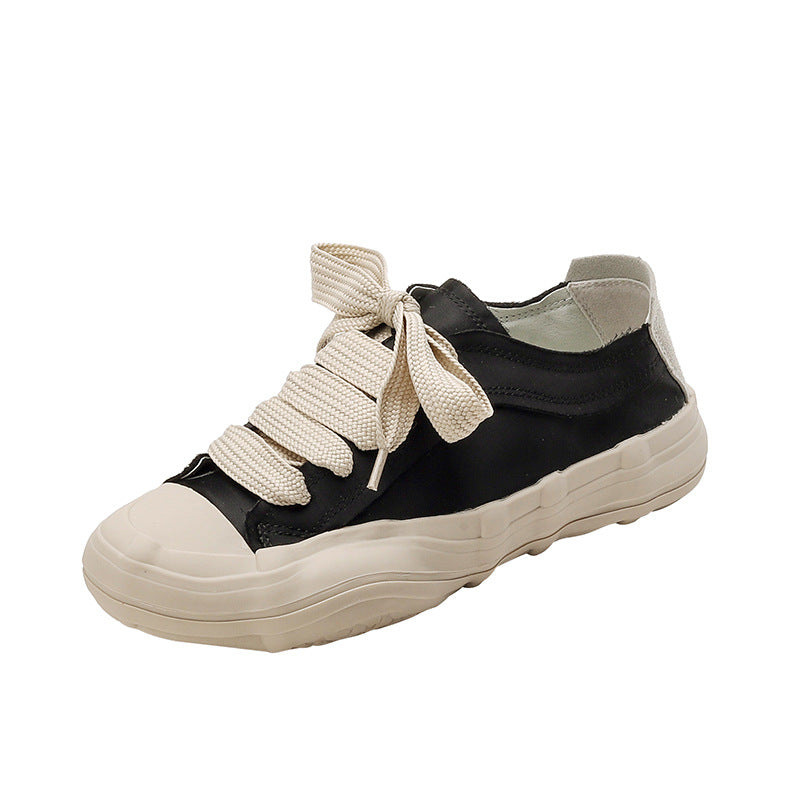 Women's Summer Round Toe Dissoed Half Sports Canvas Shoes